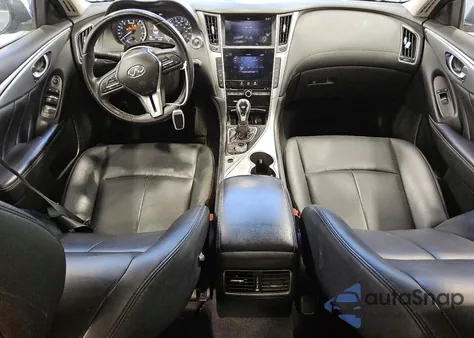 2020 Infiniti Q50 Pure z USA, uszkodzony, nr VIN JN1EV7AP9LM204629